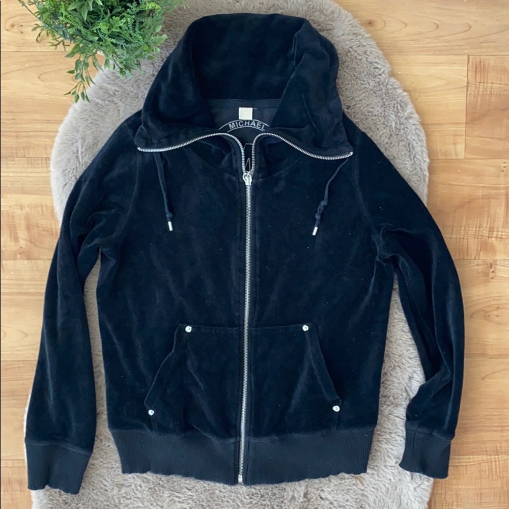 ❗️2 for $30❗️ Michael Kors Black Zip Up Sweater